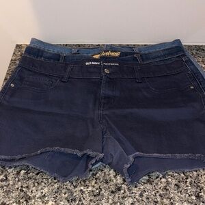 Old Navy Women's Dark Blue Jean Shorts